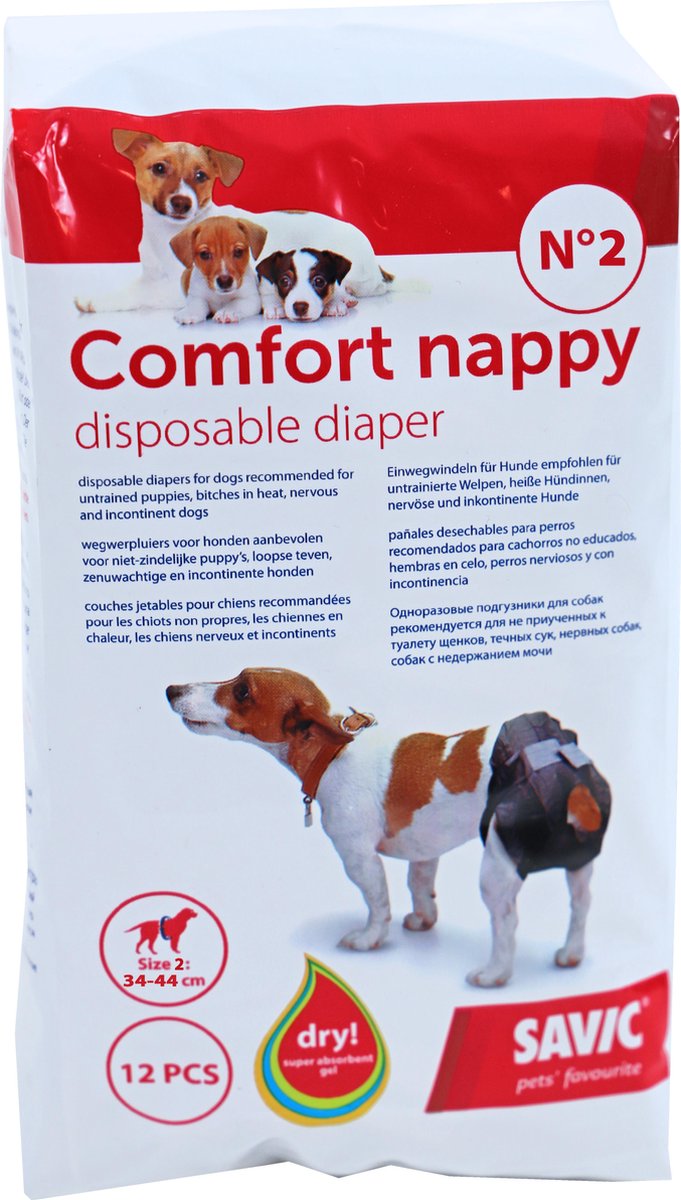 Savic Comfort Pamper/ Luier voor honden - Maat 2