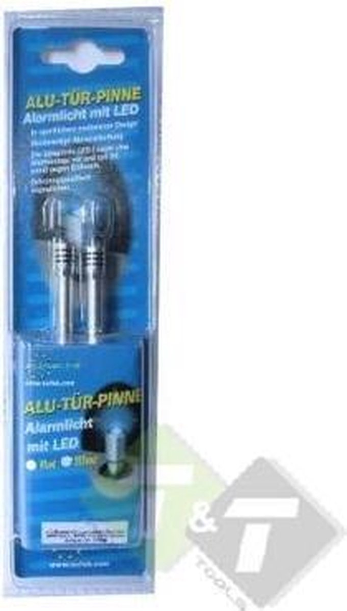 Aluminium deurpinnen VW met ledlamp rood