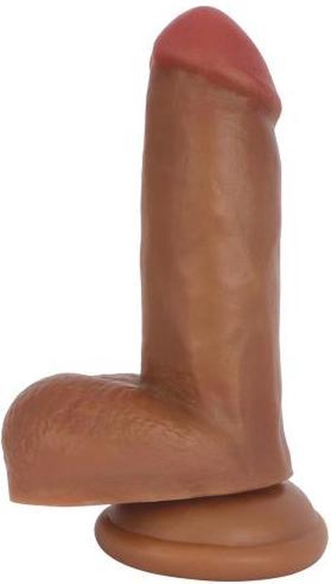 Realistische Dildo Met Balzak - 16.5 cm | Dildo | Vibrator | Penis | Penispomp | Extender | Buttplug | Sexy | Tril ei | Erotische | Man | Vrouw | Penis | Heren | Dames