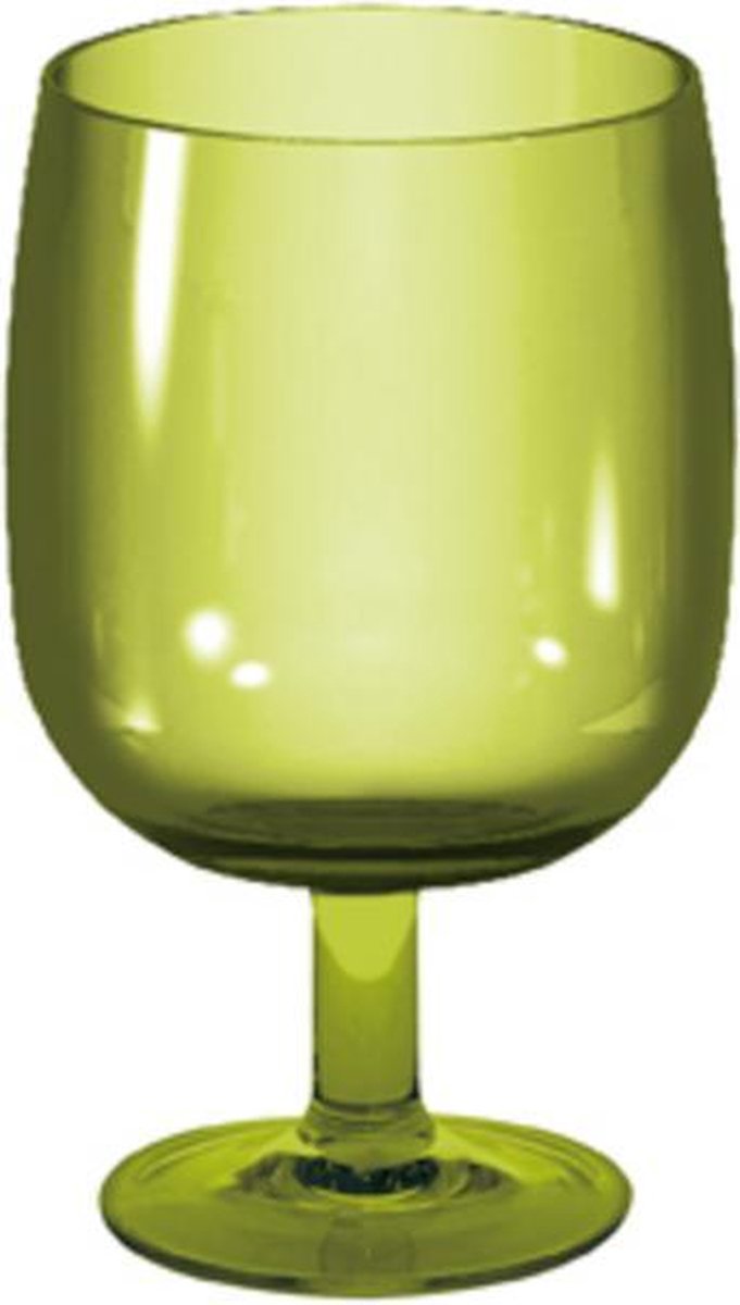 Zak! Designs - Set van 6 glazen op voet - Groen