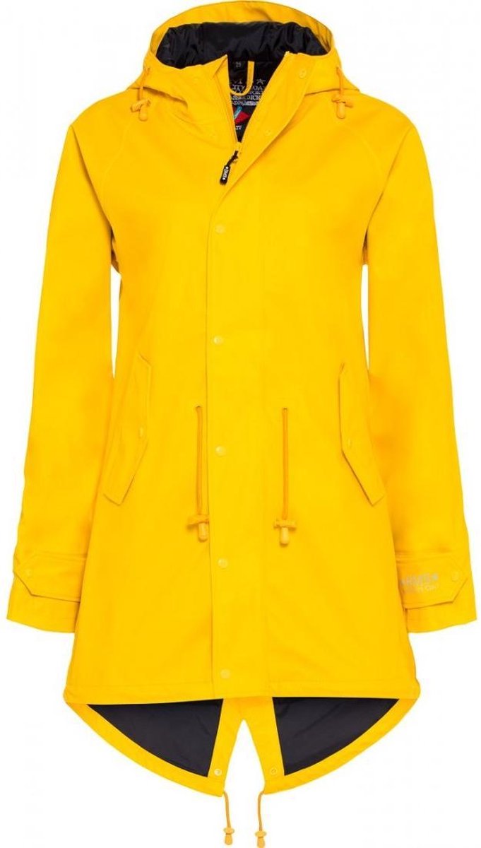Gele dames regenjas / parka HafenCity® van BMS 4XL