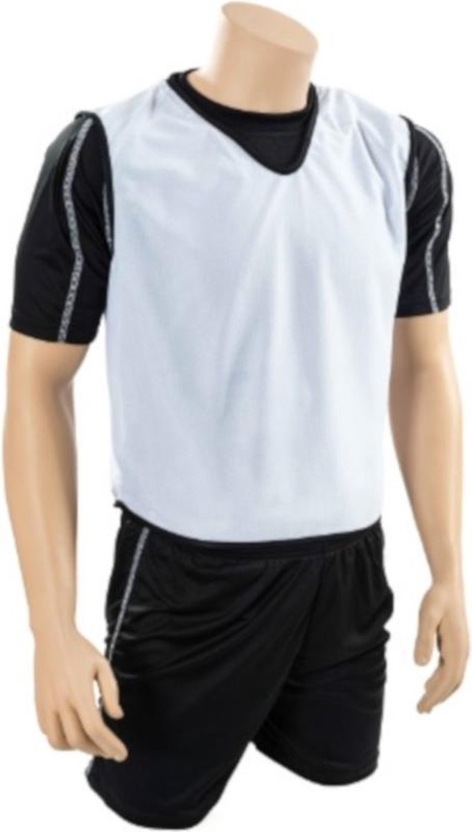 Precision Trainingshesje Bib Junior Polyester Wit Maat Xs