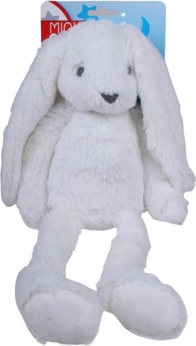 Mini Club Knuffel Konijn Junior 30 Cm Pluche Wit