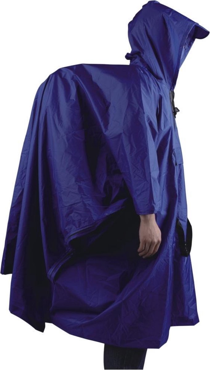 Acecamp Regenponcho Nylon Ripstop Unisex Blauw