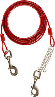 Duvo+ Aanlegkabel met veer heavy duty Rood 6m