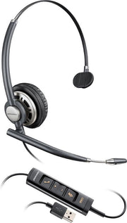 Plantronics Encorepro HW715 hoofdtelefoon Monauraal Hoofdband Zwart