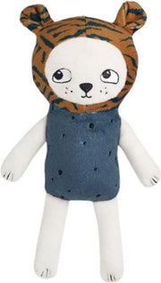 Luckyboysunday Knuffelfiguur Baby Tijger 20 Cm Fluweel Wit