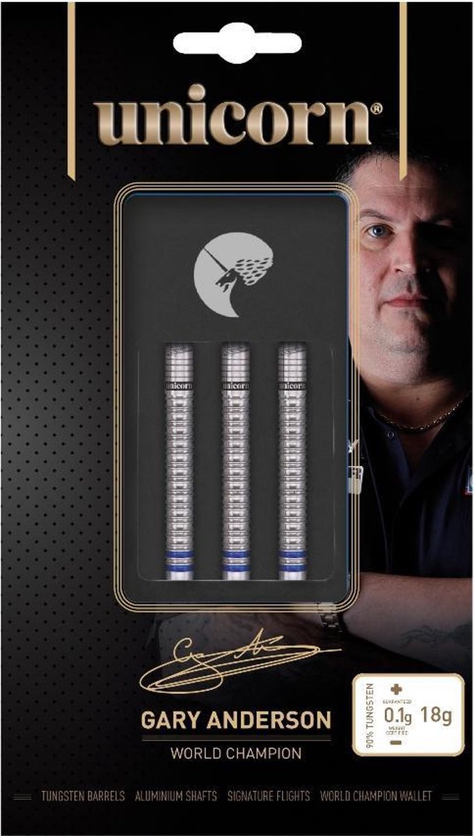 Unicorn Gary Anderson W.C. Phase 3 90% Soft Tip - 18 Gram