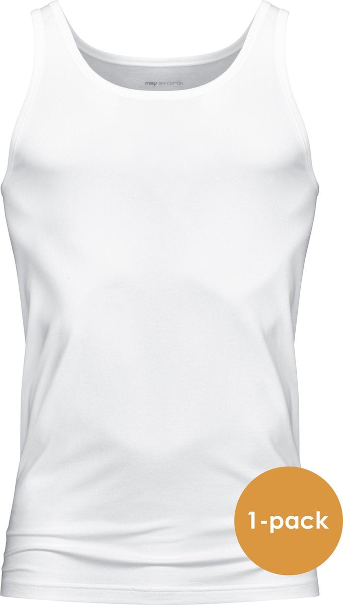 Mey Dry Cotton athletic shirt (1-pack) - heren singlet - wit -  Maat: 3XL