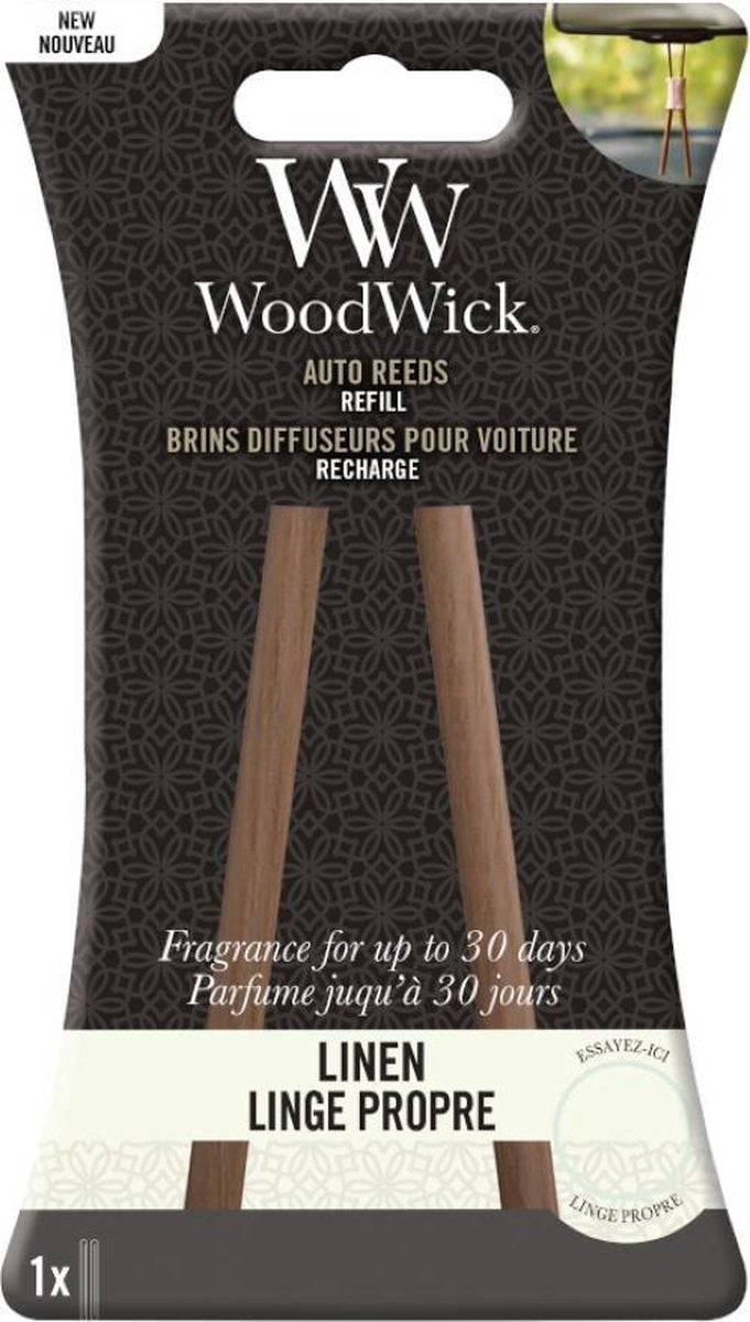 Woodwick Auto Reed Refill Linen