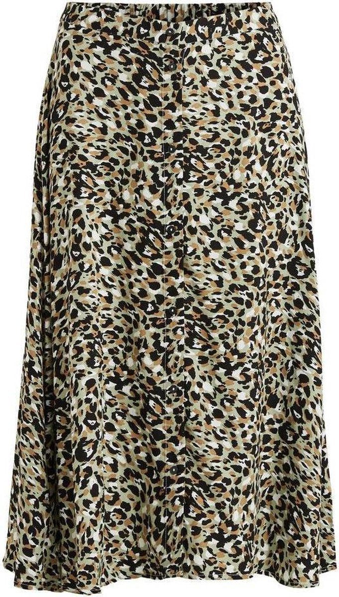 Vivish Hw Button Midi Skirt/su/r 14065894 Desert Sage/w. Leo