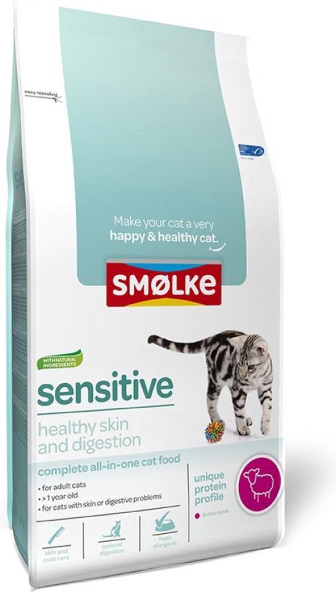 Smolke Kat Sensitive - Kattenvoer - 4 kg