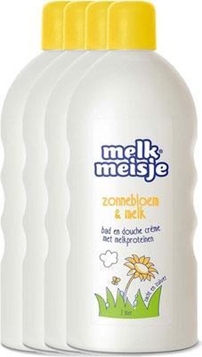 Melkmeisje Bad En Douche Zonbloemmelk Voordeelverpakking