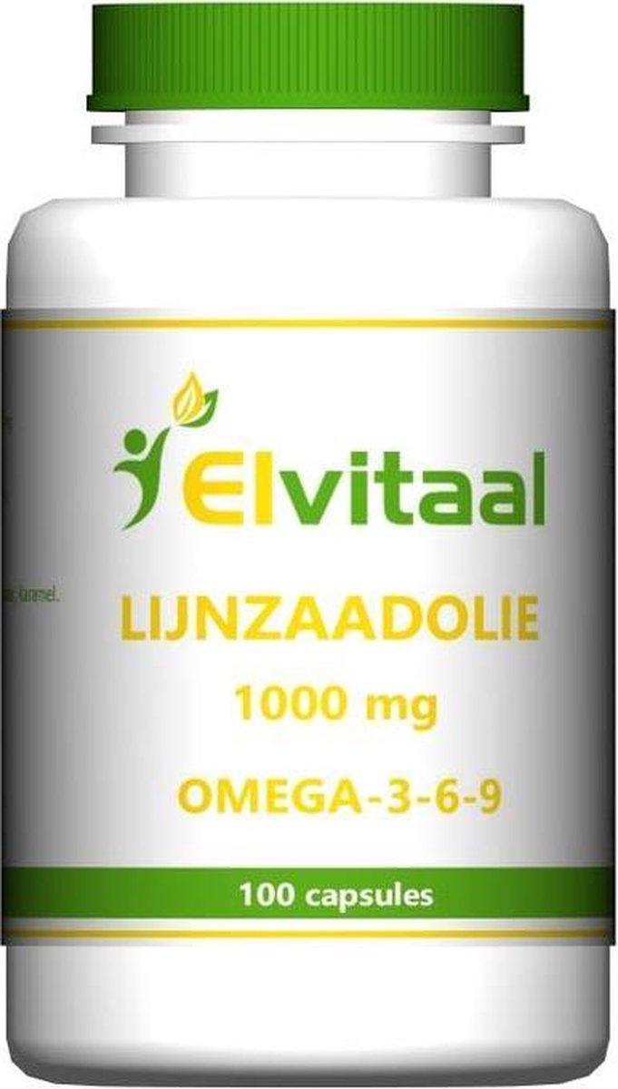Elvitaal Lijnzaadolie 100 cap