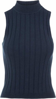 Objamira S/l Knit Top 114 23035250 Sky Captain
