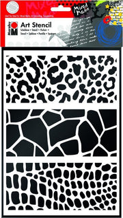 Art  Stencil - Dina4 Dierenprint combinatie