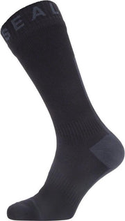 Sealskinz Waterproof All Weather Mid Length Sock with Hydrostop Fietssokken Unisex - Maat S