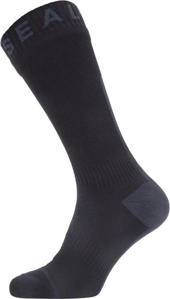 Sealskinz Waterproof All Weather Mid Length Sock with Hydrostop Fietssokken Unisex - Maat S