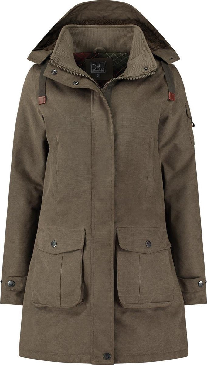 MGO Jools Parka - Dames Winterjas met Teddy voering - Maat XL