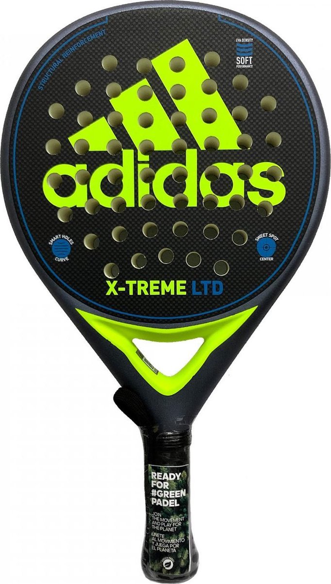 Adidas X-Treme LTD Padel racket Blauw-Flour-Geel 2021