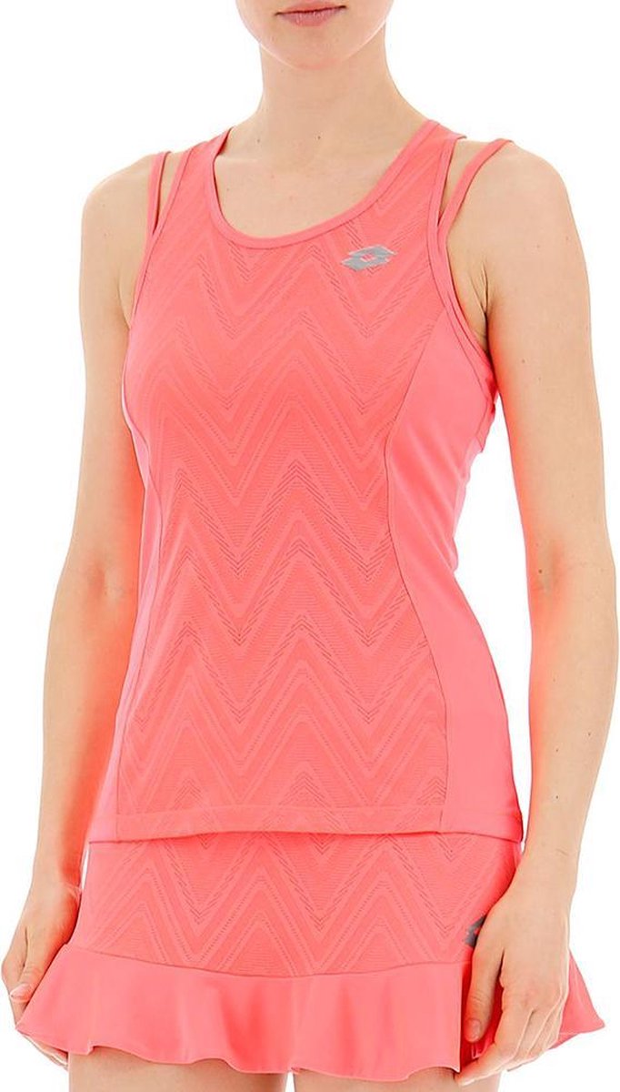 Lotto Nixia IV – Meisjes Tanktop + Bh – Tennistop – Maat L