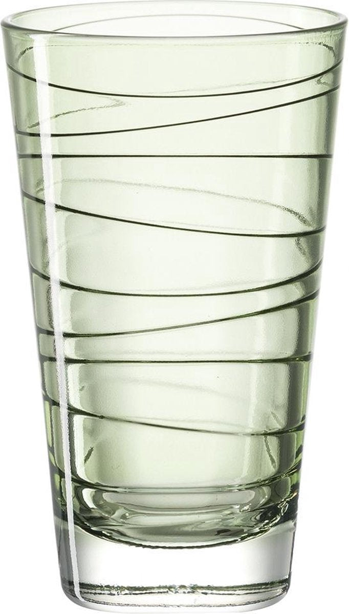 Leonardo Vario - longdrinkglas - groen - 6 stuks