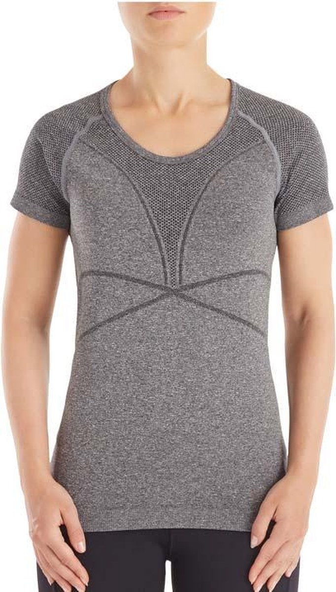 Pure Lime sportondergoed dames T-shirt grijs- grote maat 44/46