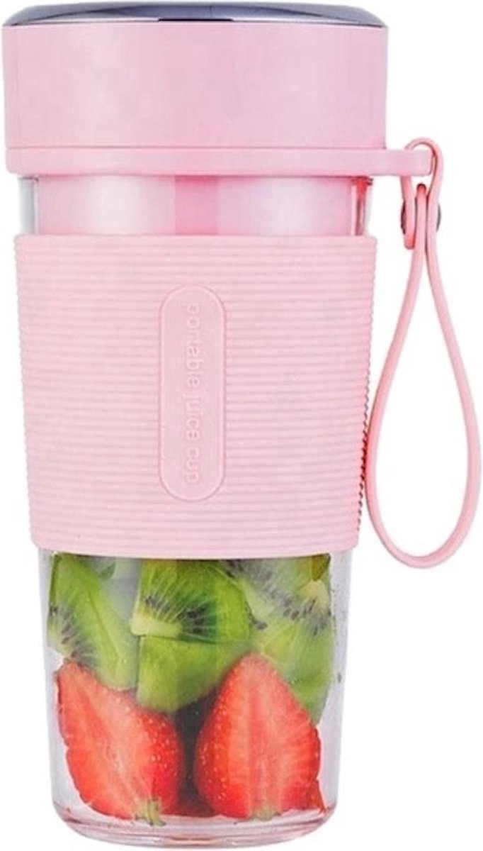 Draagbare Blender - Blender To Go - Oplaadbare Smoothie Maker - Roze