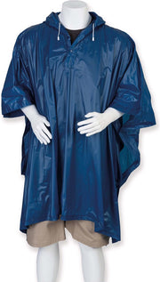 Regenmantel Poncho voor volwassenen NAVY / in 8 verschillende kleuren