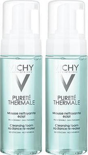 Vichy  Pureté Thermale Schuimend Reinigingsgel-water - 2x150 ml