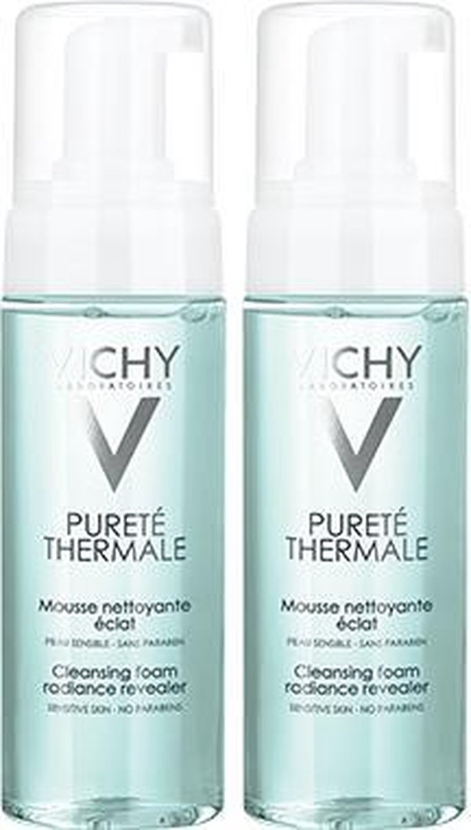 Vichy  Pureté Thermale Schuimend Reinigingsgel-water - 2x150 ml