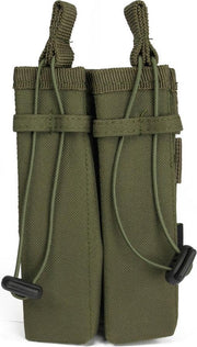 101Inc Molle pouch Sidearm 2 Mag. C groen
