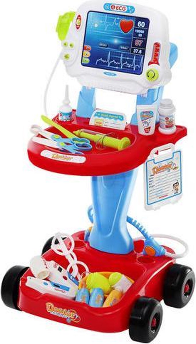 Doktersset met trolley