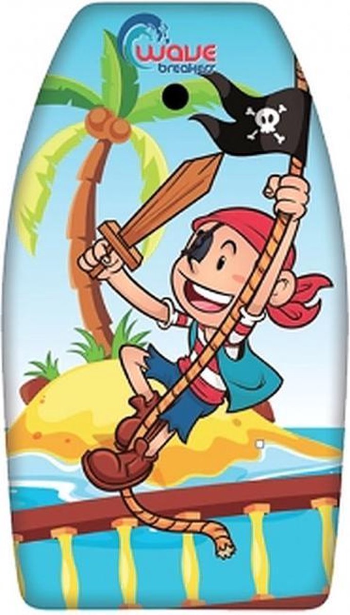 TimeCares - Bodyboard - Waterspeelgoed - Surfboard - Skimboard - Strand - Zwemmen - Kinderen - Inclusief Polsband - Piraat
