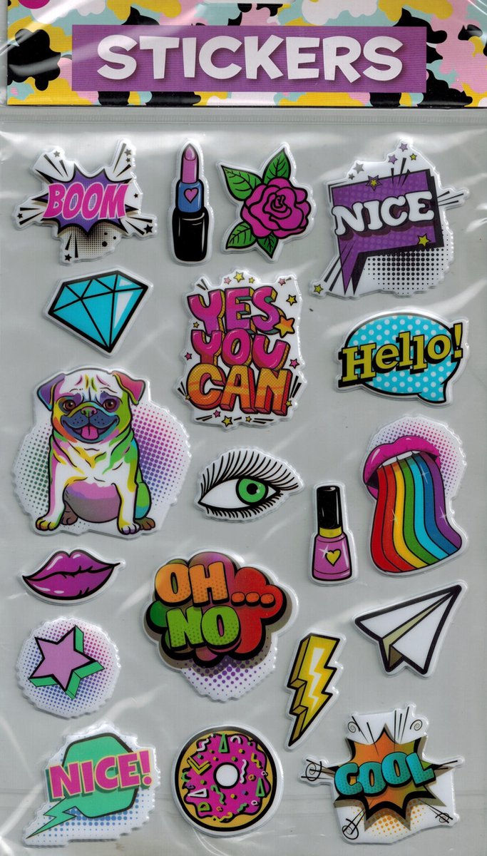 Stickers - Puffy - Stoere Meiden stickers