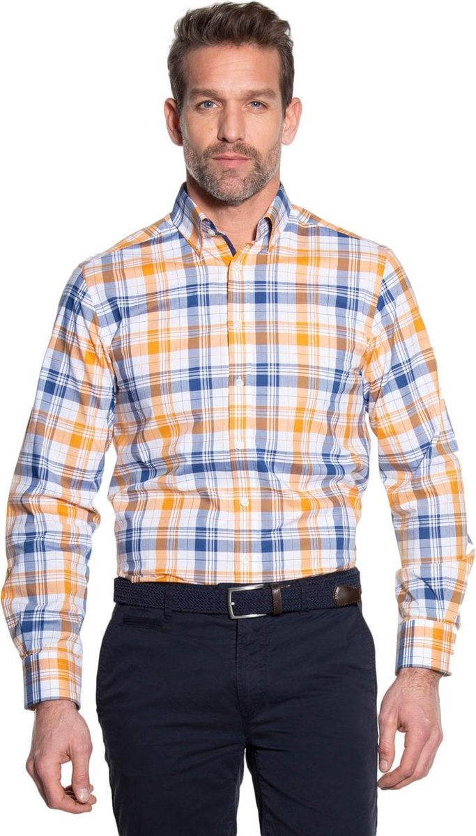 Campbell Classic Casual Overhemd Heren lange mouw