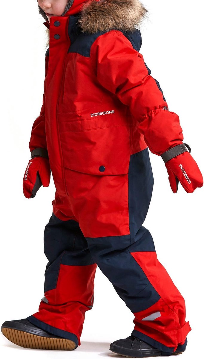 Didriksons Björnen Skipak - Maat 80  - Unisex - rood/navy