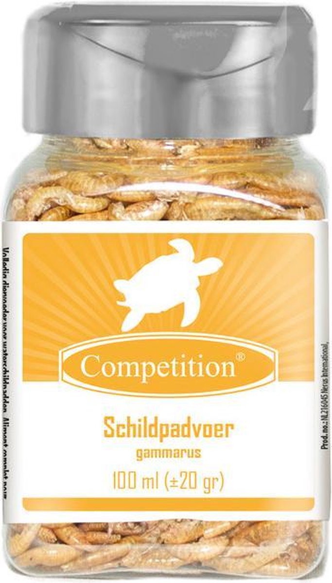 Competition Schildpaddenvoer Gammarus Grof 100 Ml Bruin