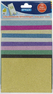 Hobby Glitter Plakpapier 15x10cm 10st