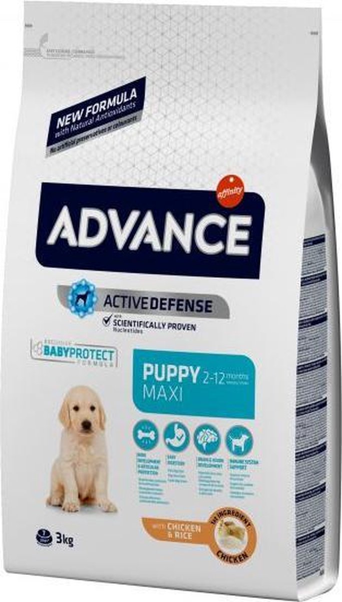 3 kg Advance puppy protect maxi hondenvoer