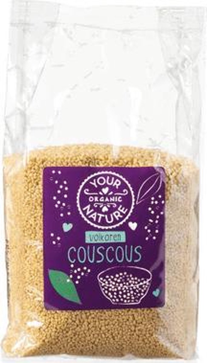 Volkoren couscous Your Organic Nature - Zak 400 gram - Biologisch