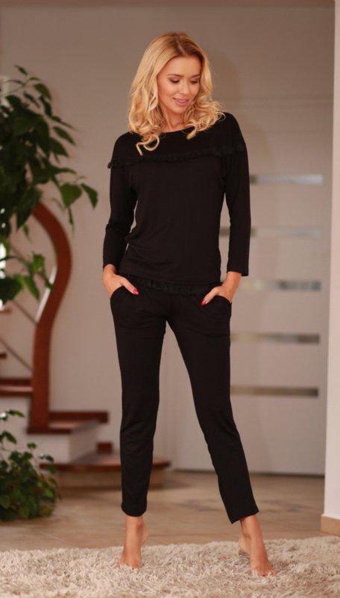 Kalimo Calpe hoogwardige pyjama set zwart XL