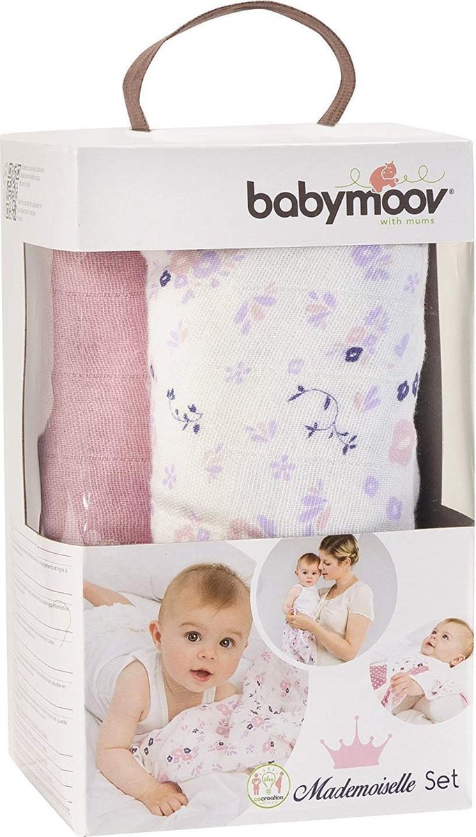 Babymoov swaddles set van 3 tetradoeken 