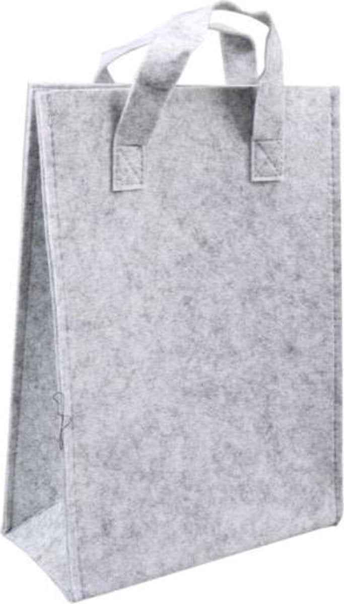 Neutraal Vilten Tas Maat: 23x10x33cm (10 pack) kleine variant