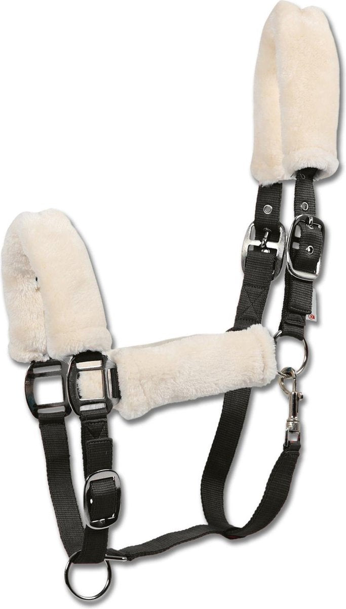 Waldhausen Halster Fluffy - Zwart - Pony