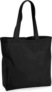 Organic Premium Cotton Maxi Bag (Zwart)