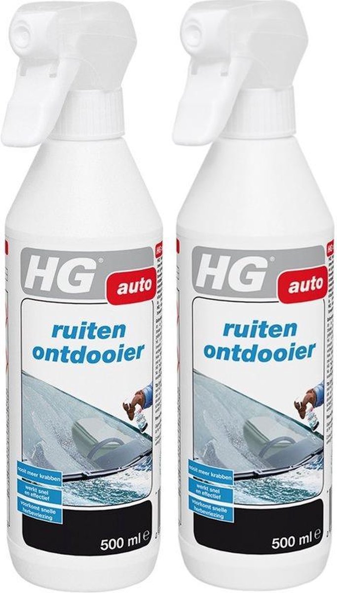 Hg ruitenontdooier 500 ml - 2 Stuks !