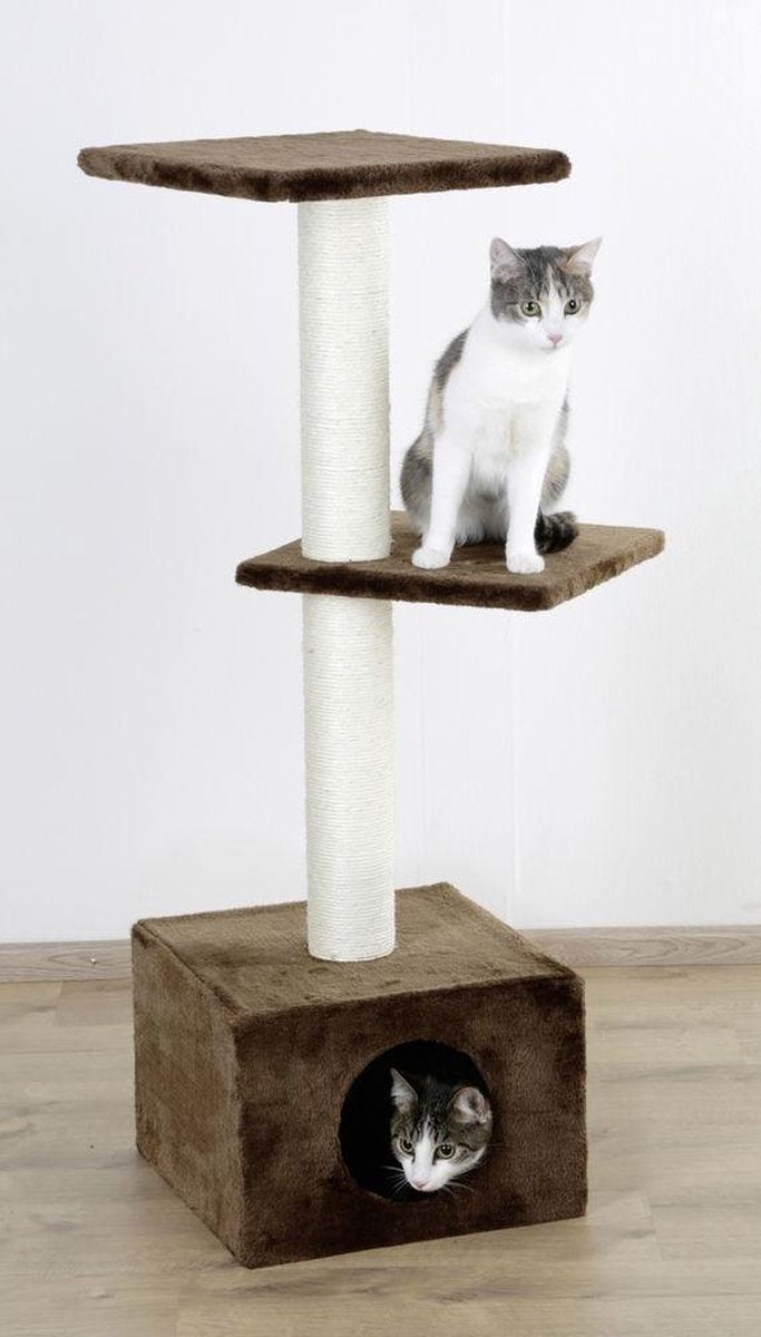 Krabpaal Venus XL "Bruin" (109*37*37cm) - krabpaal voor grote katten - krabpaal voor katten