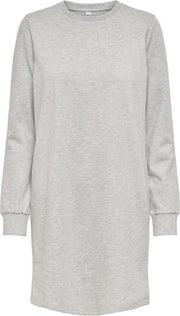 Onldreamer Life Crew Neck Dress Swt 15246094 Light Grey Melange