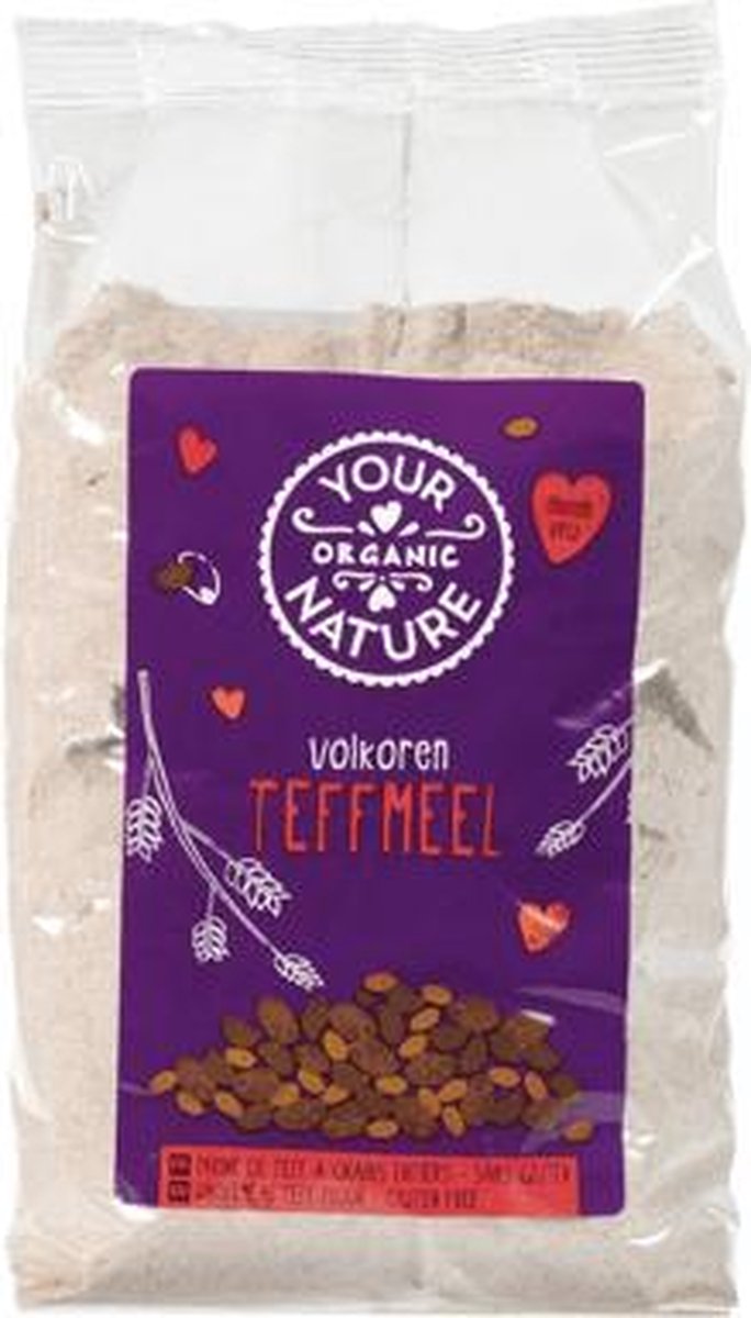 Teffmeel Your Organic Nature - Zak 500 gram - Biologisch